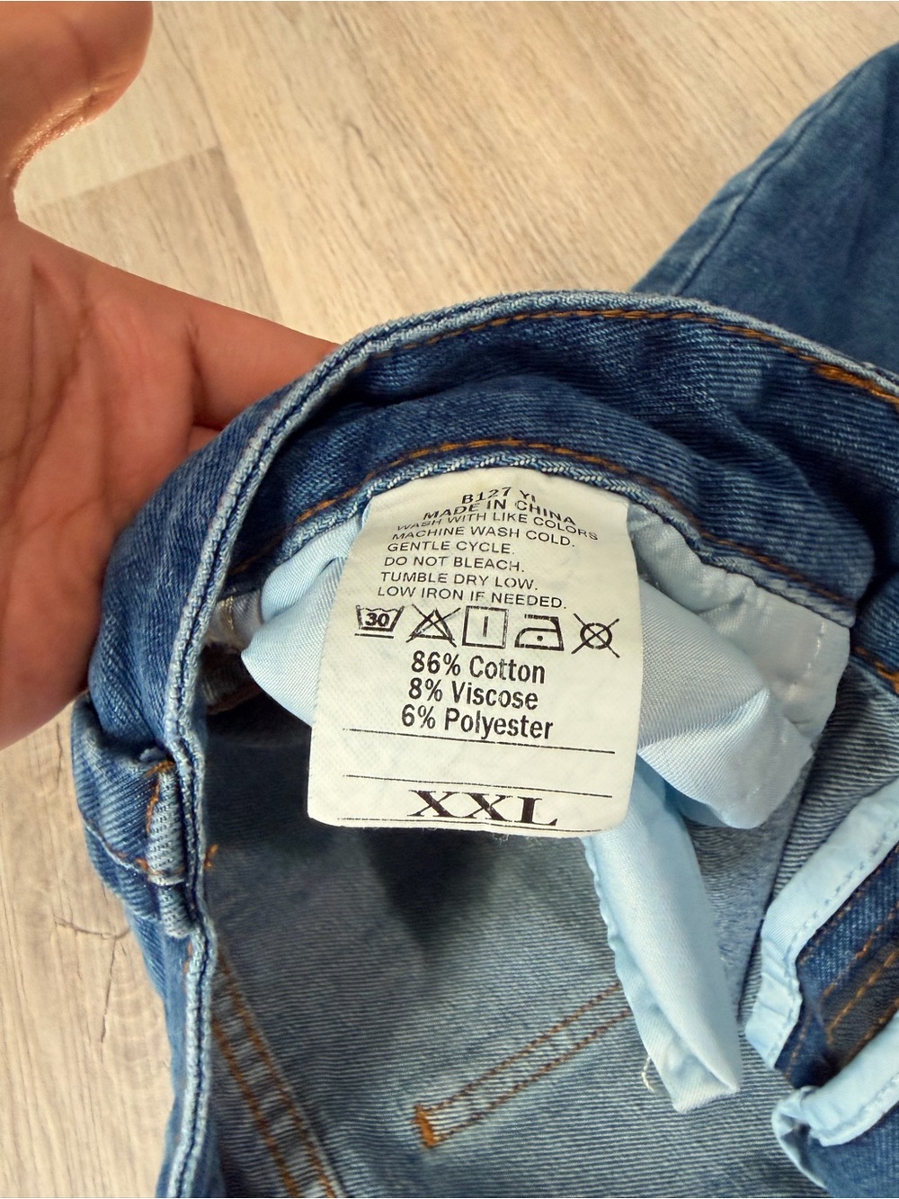Super baggy dark blue jeans - Picture 4 of 6